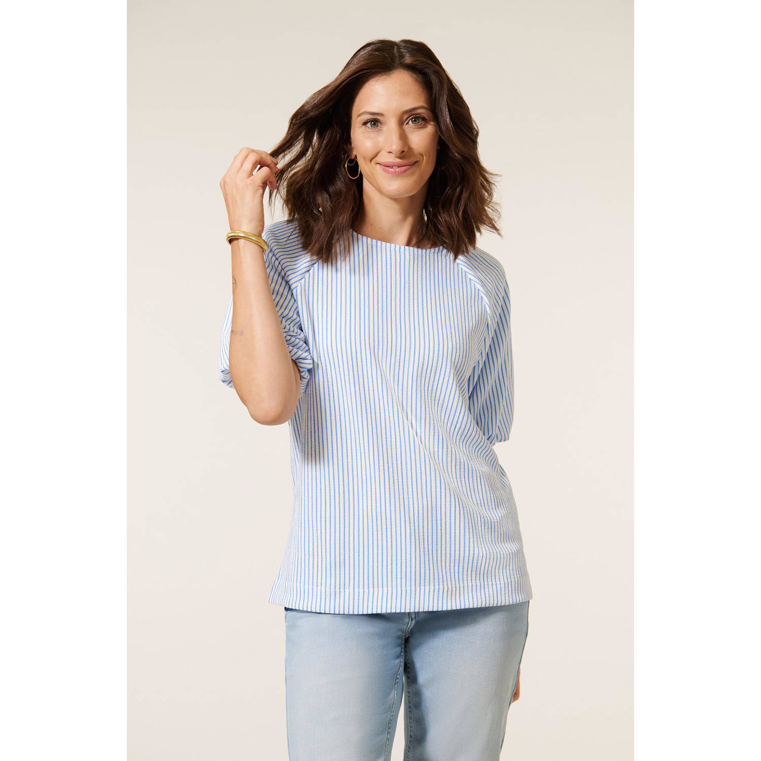 Miss Etam blousetop blauw