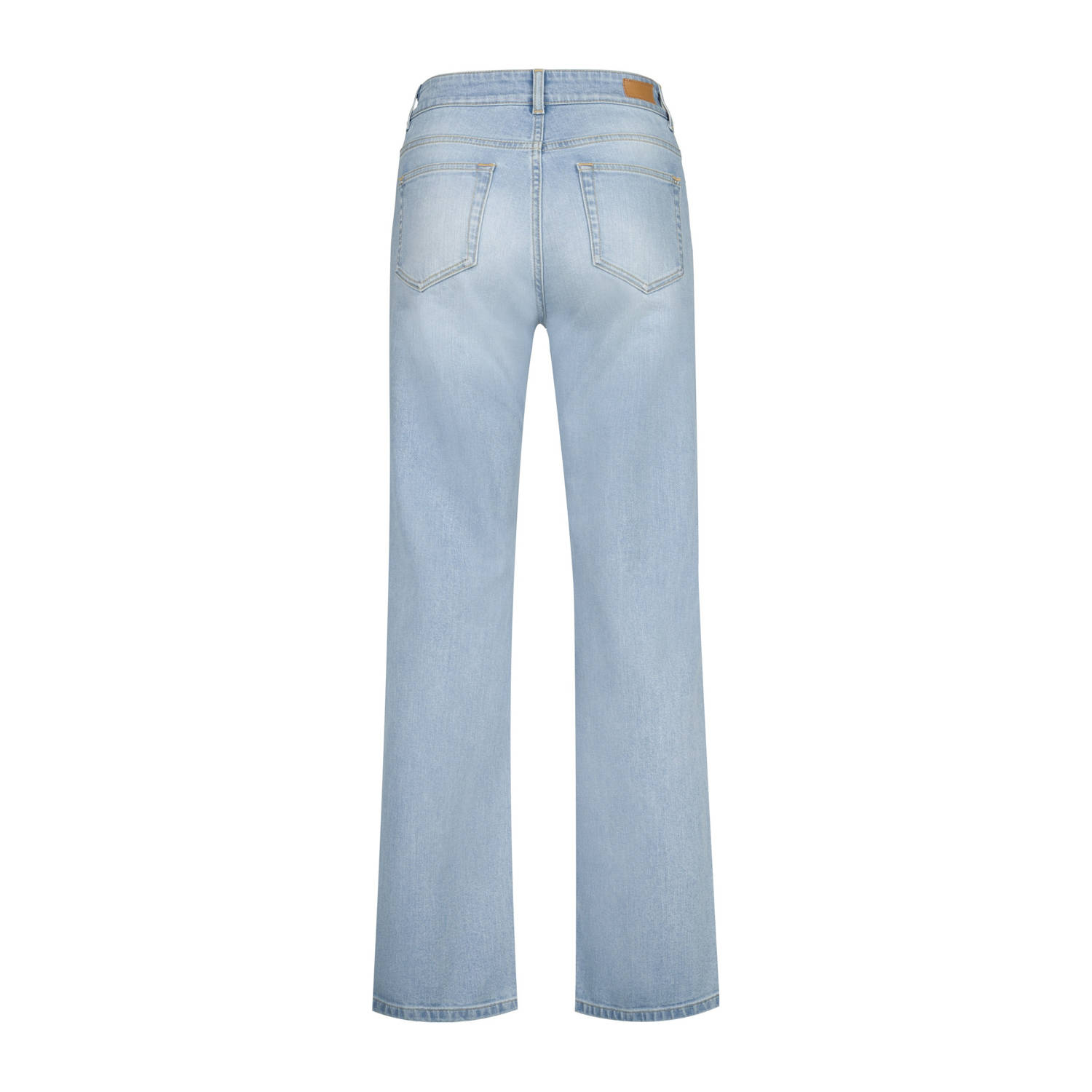 Miss Etam wide leg jeans light blue denim