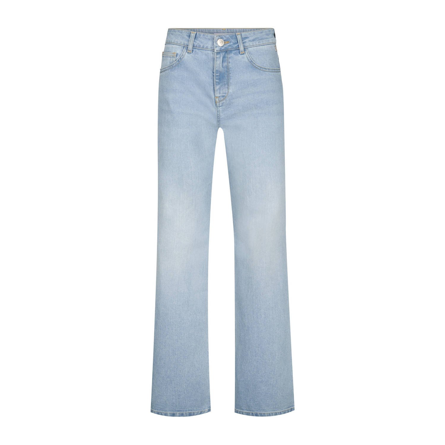 Miss Etam wide leg jeans light blue denim