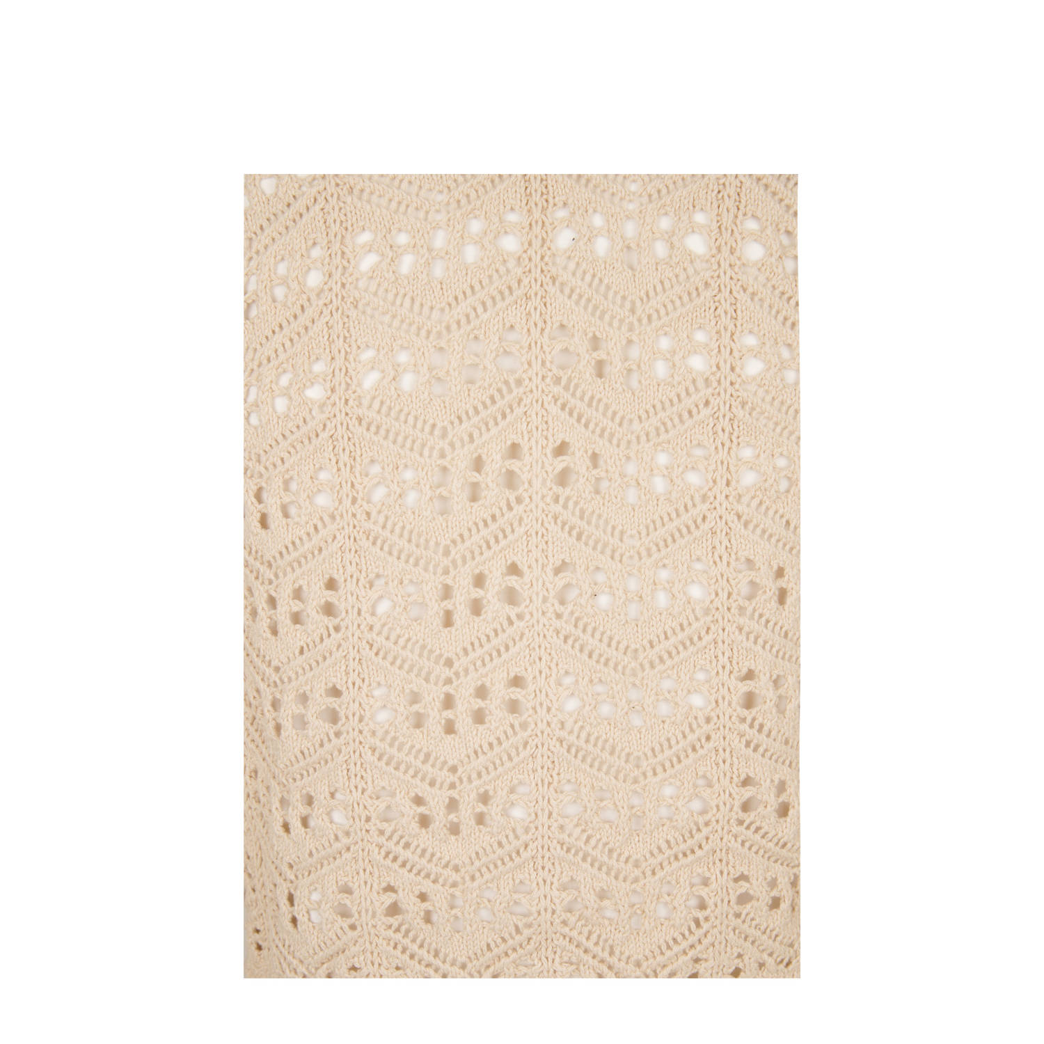 Miss Etam gilet zand crochet