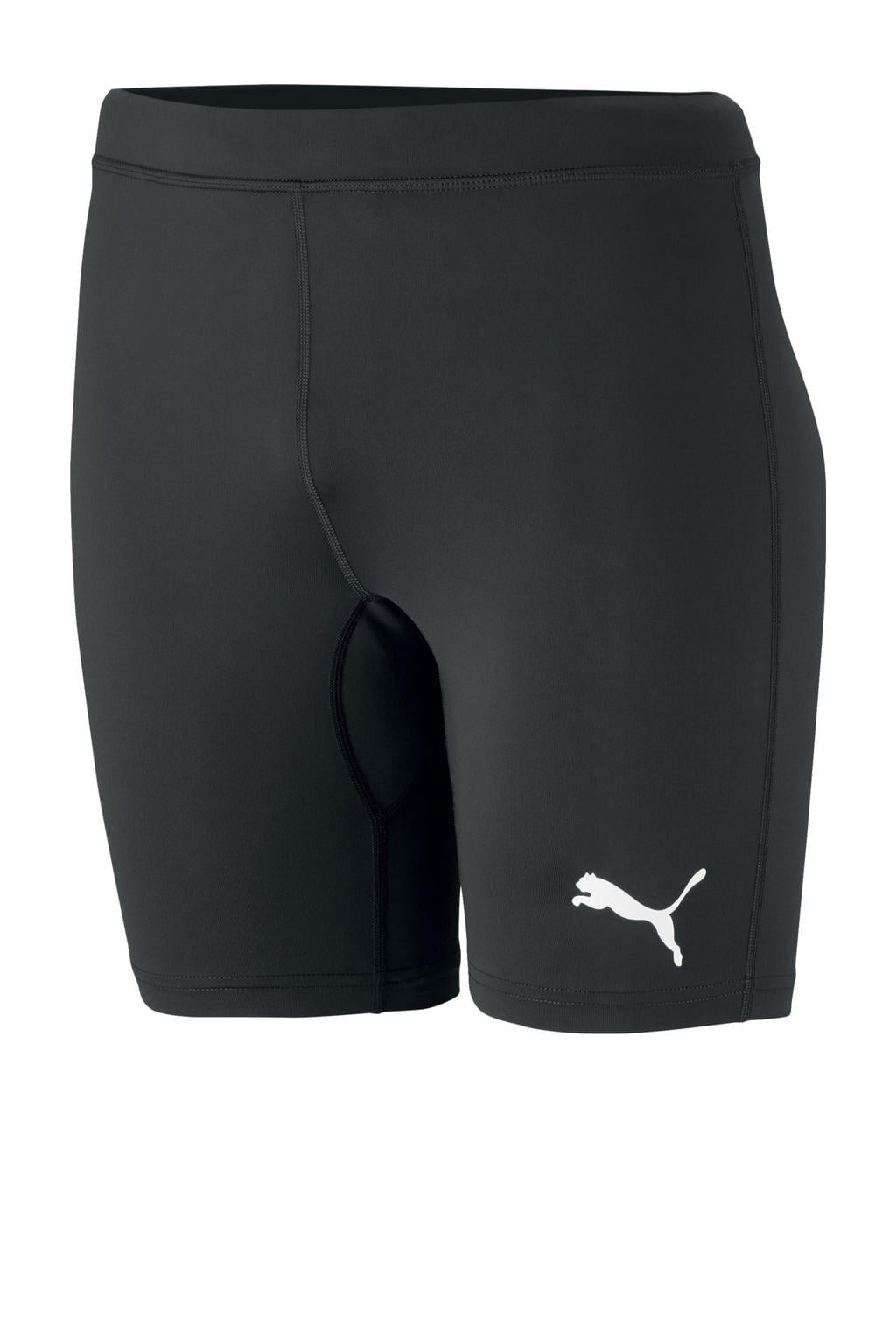 Zwarte heren Puma sportshort van polyester