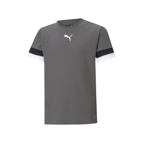 Puma junior sportshirt teamRISE grijsgroen afbeelding