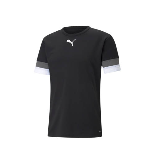Puma sportshirt teamRISE zwart/grijs/wit afbeelding