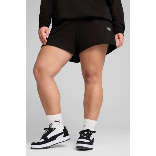 Puma ESS Small No. 1 Logo sweatshort zwart afbeelding