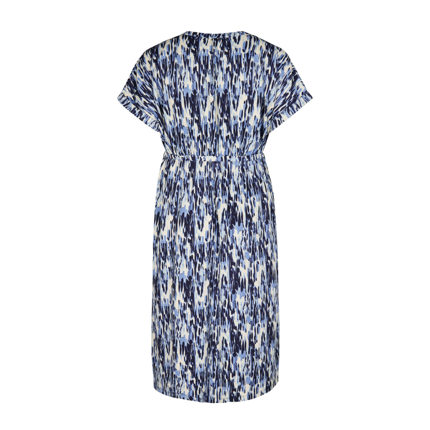 Miss Etam Plus zomerjurk blauw