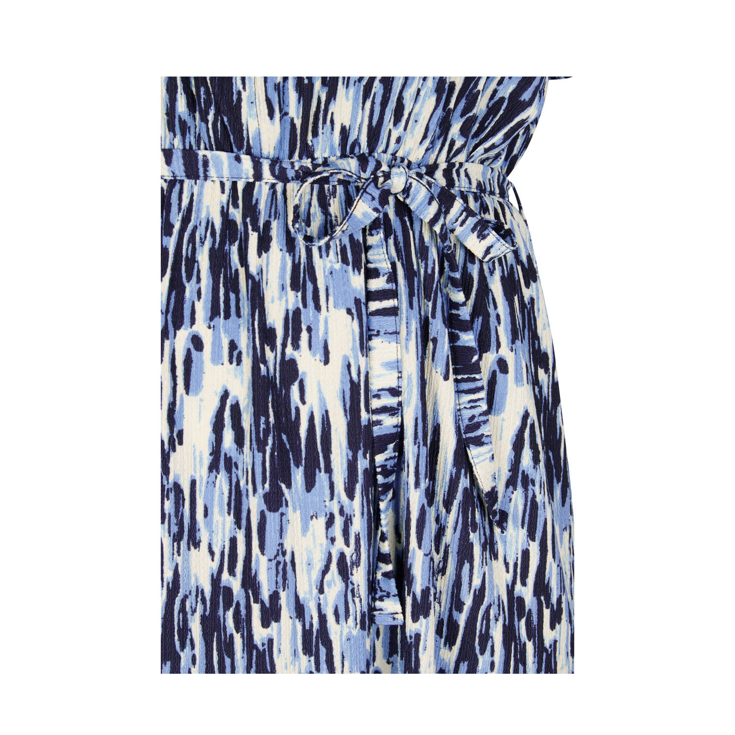 Miss Etam Plus zomerjurk blauw