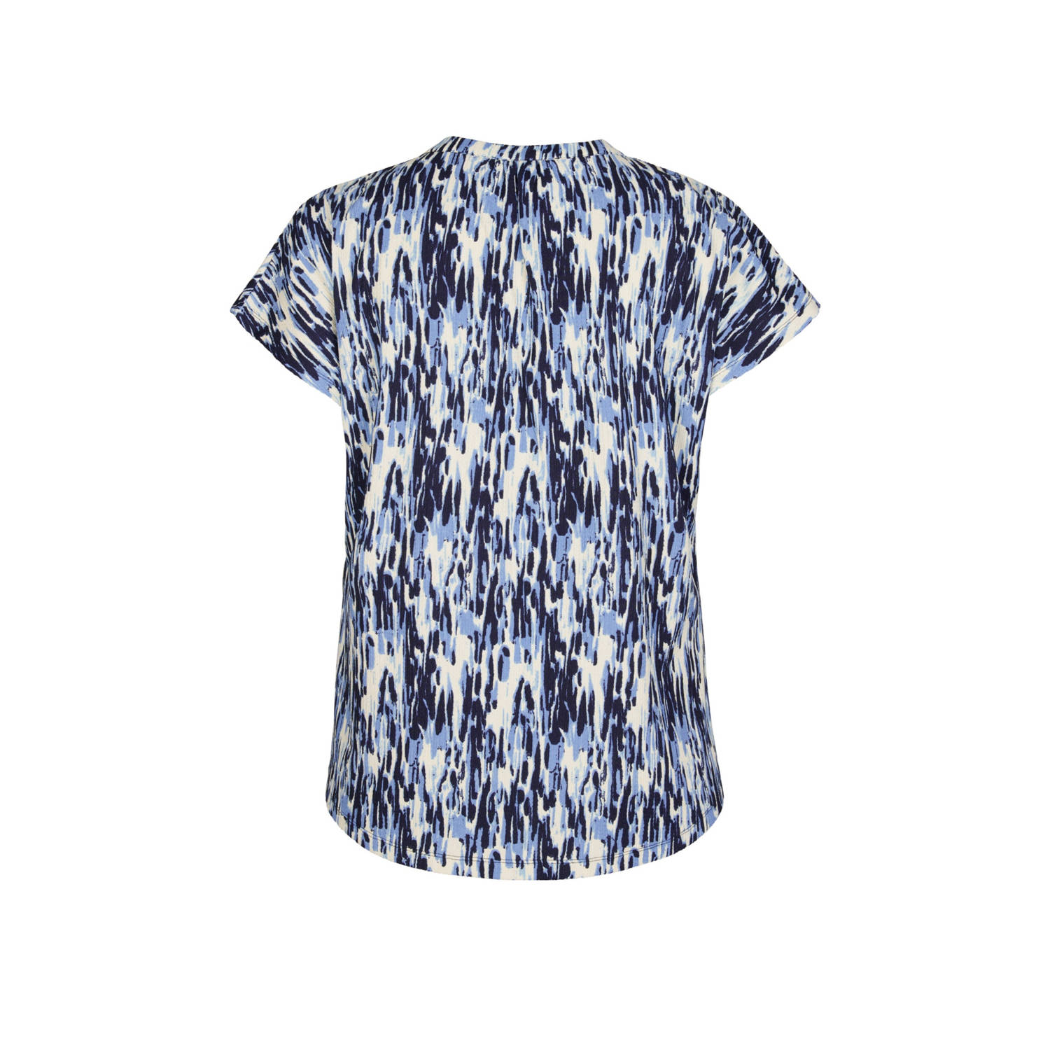 Miss Etam Plus blousetop blauw