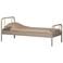 WOOOD Mata 1-Persoonsbed - Metaal - Zand - 90x208x95