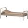 WOOOD WOOOD Mata 1-Persoonsbed - Metaal - Zand - 90x208x95