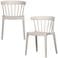 WOOOD WOOOD Bliss Tuinstoelen - Plant Fiber - Bruin Melange - Set van 2
