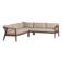 WOOOD WOOOD Biam Loungeset Tuin - Acacia Hout - Naturel - 67x227x227