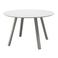 WOOOD WOOOD Auke Tuintafel - Aluminium - Mist/Grijs - 75x120x120