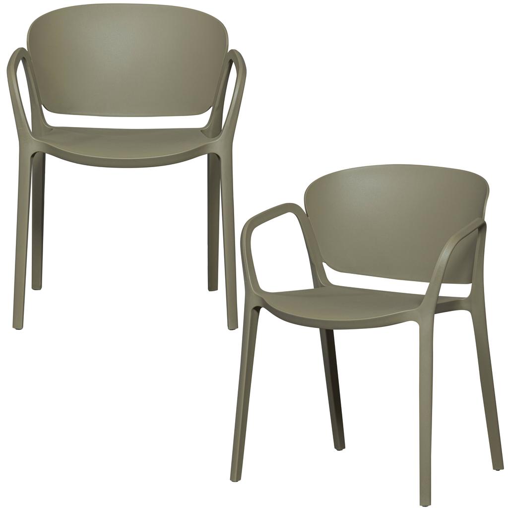 WOOOD tuinstoel Bent (set van 2)