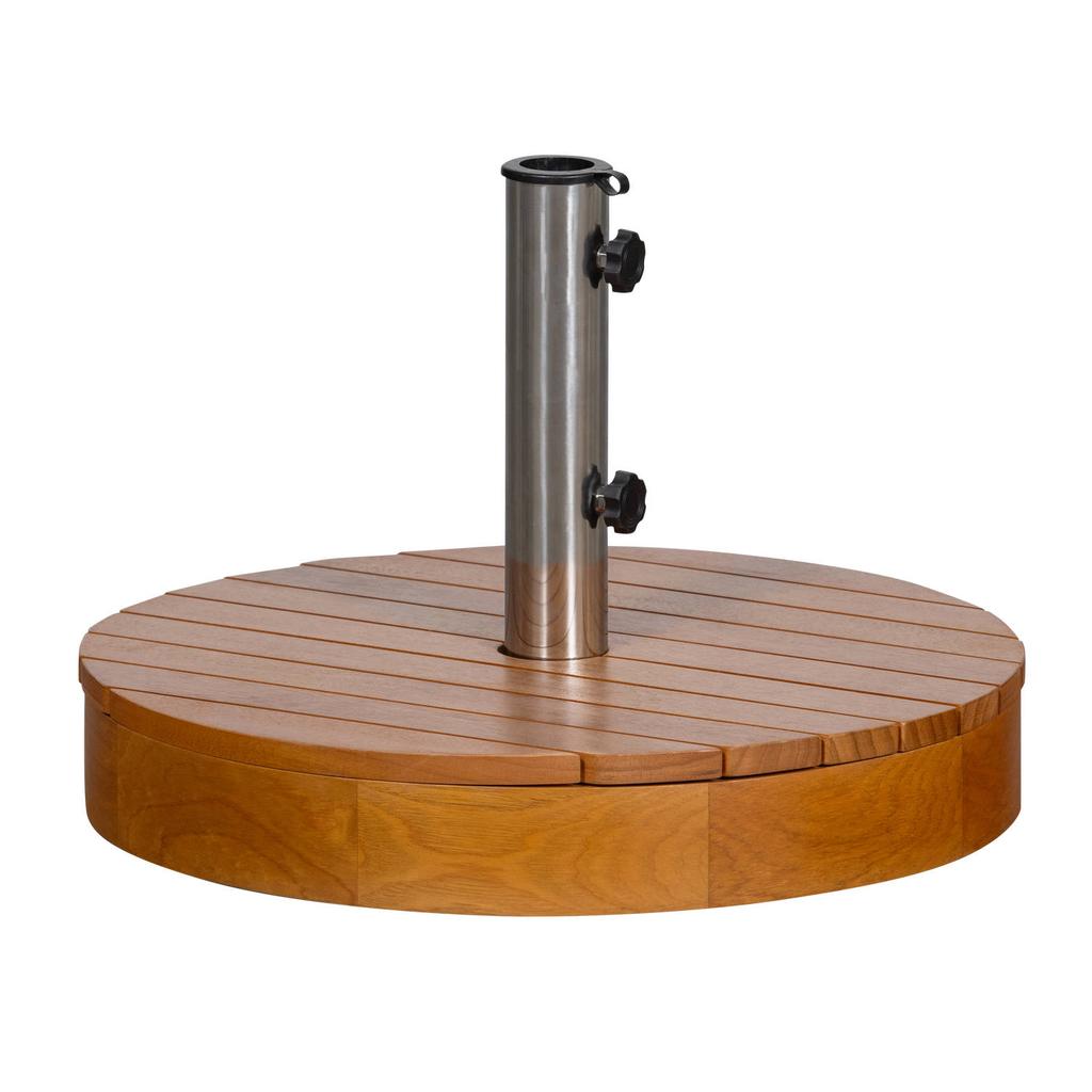 WOOOD WOOOD Monica Parasolvoet - Hout - Naturel - 37xØ49 cm