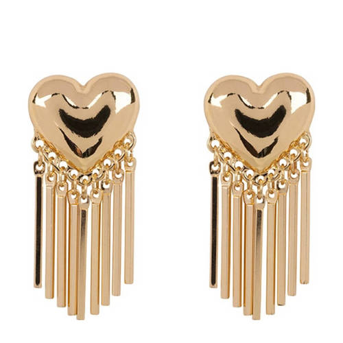 Club Manhattan oorbellen Tassle Heart goudkleurig afbeelding