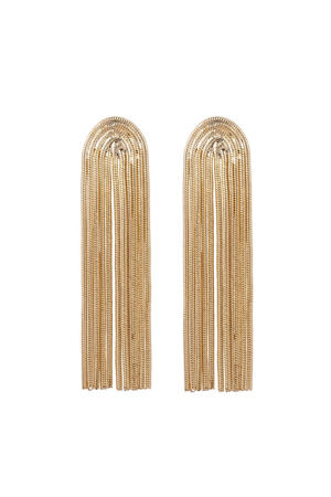 oorbellen Chloe Fringe goudkleurig