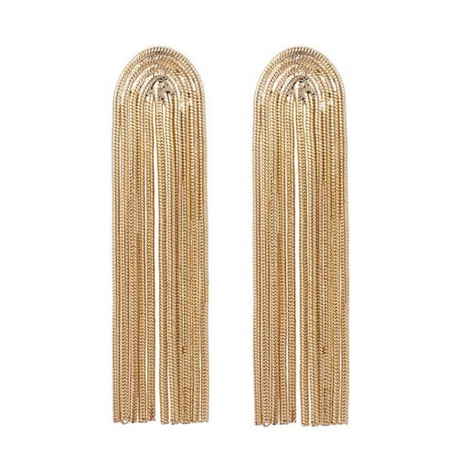 Club Manhattan oorbellen Chloe Fringe goudkleurig afbeelding