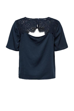 top donkerblauw