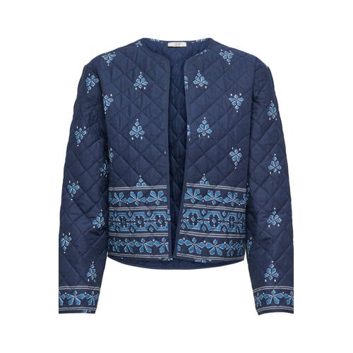 JDY shacket quilted blauw afbeelding