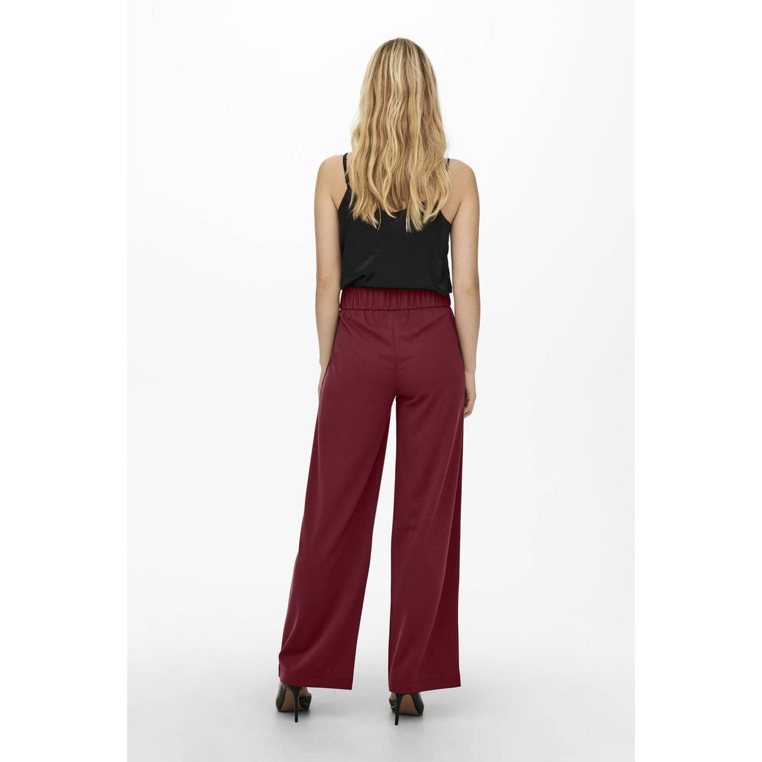 JDY wide leg regular waist palazzo broek