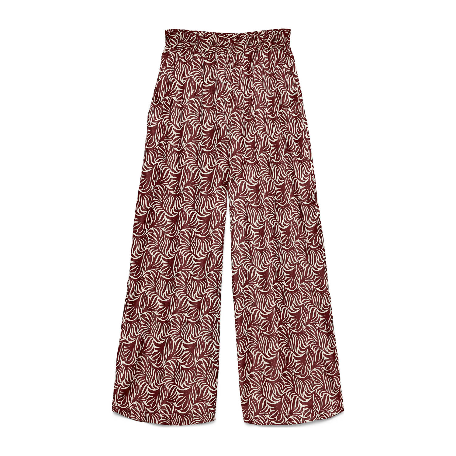 VERO MODA high waist casual broek rood