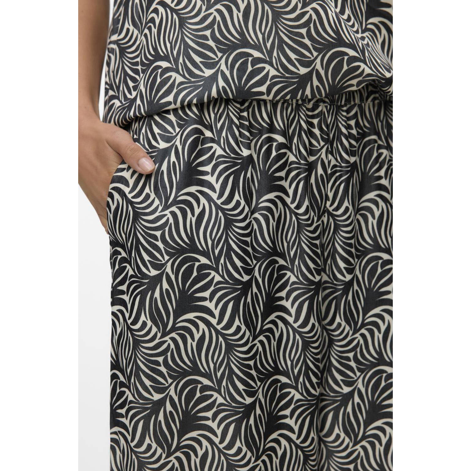 VERO MODA high waist casual broek zwart