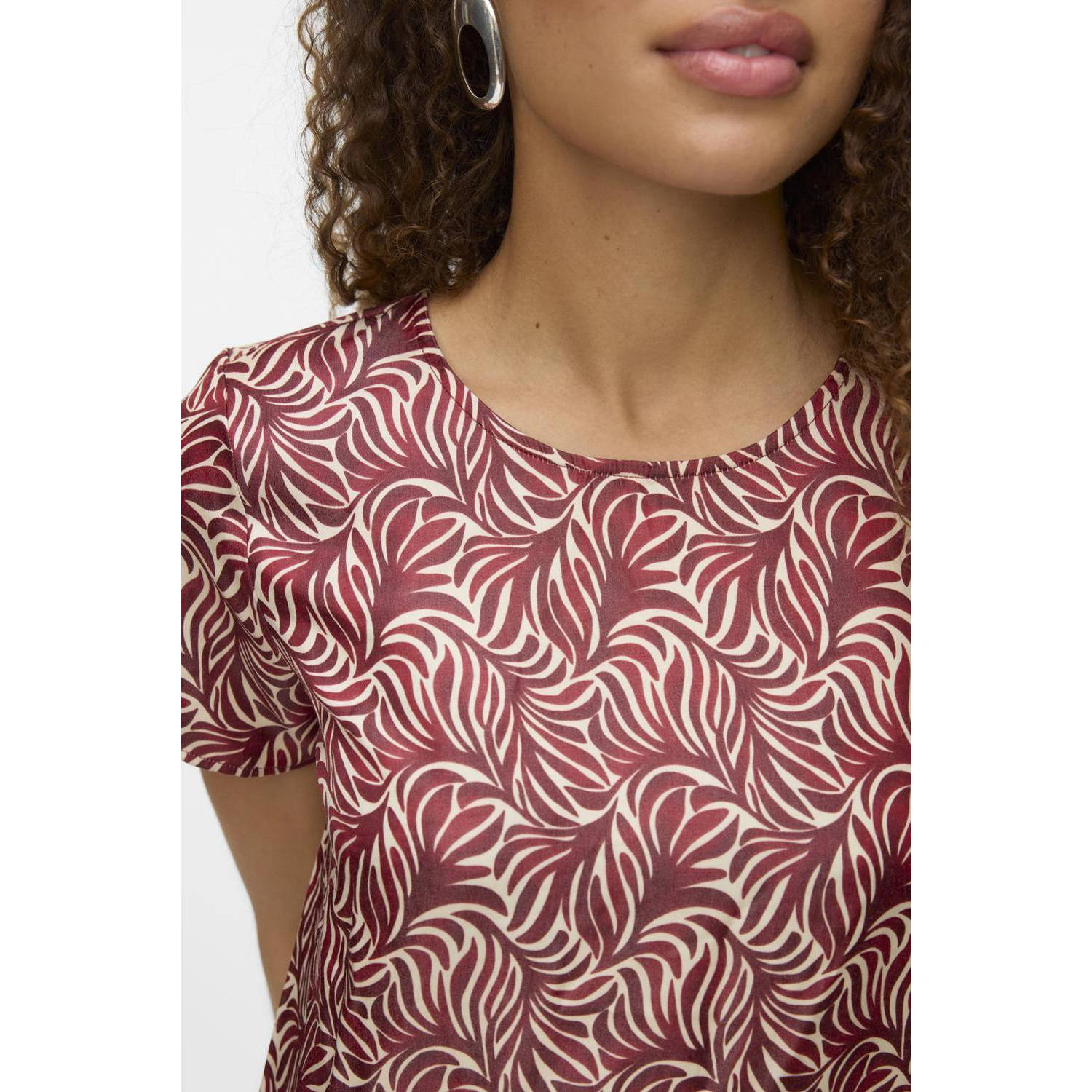 VERO MODA top donkerrood