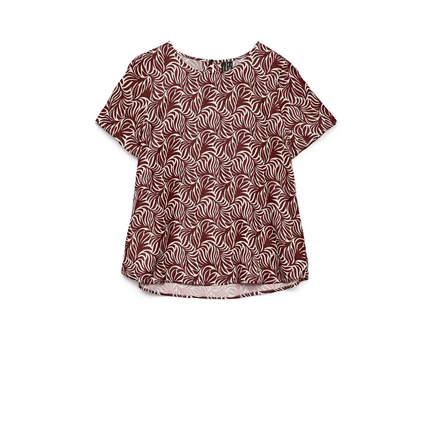 VERO MODA top donkerrood