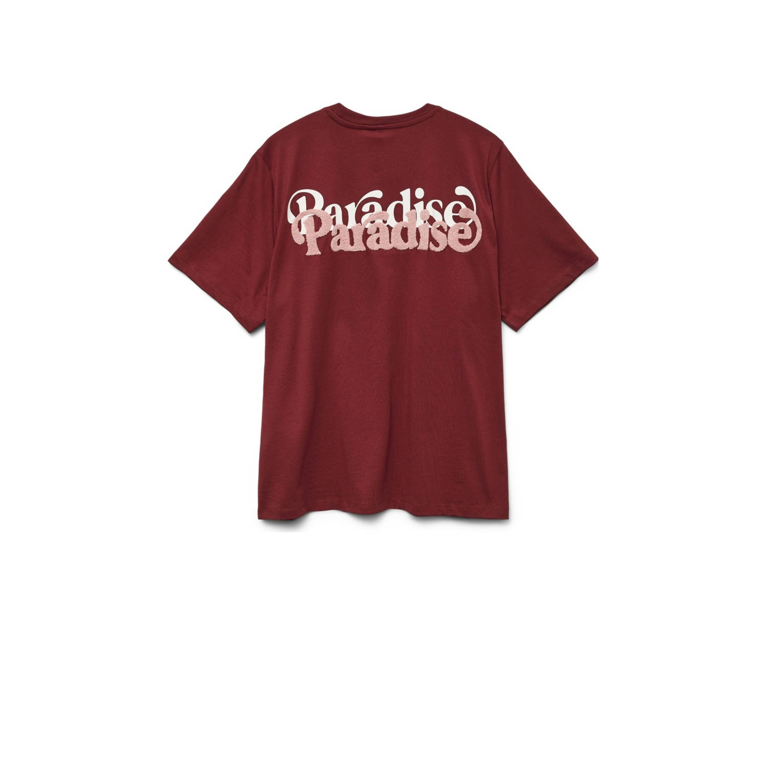 VERO MODA T-shirt donkerrood