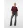 VERO MODA pullover donkerrood gebreid