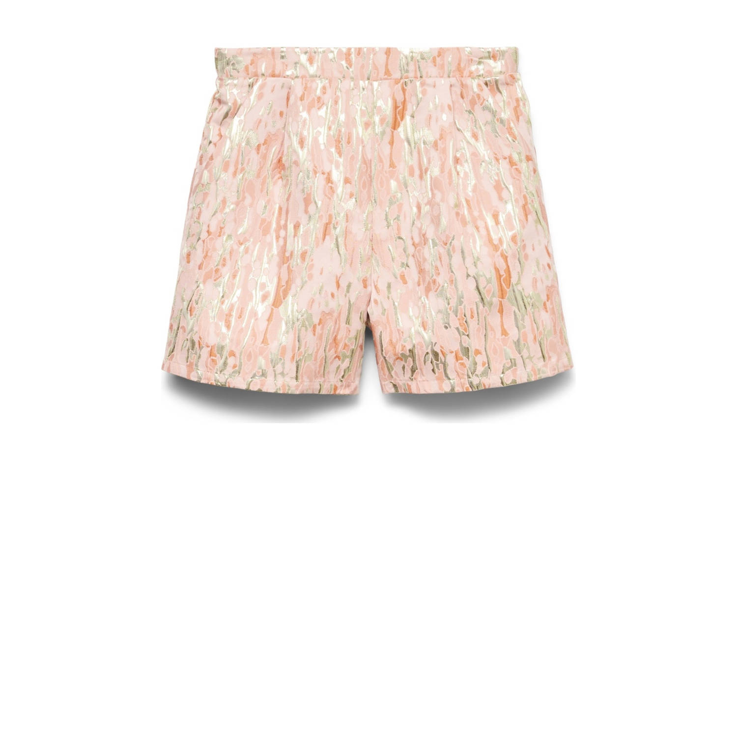 VERO MODA rechtvallend regular waist casual short goud