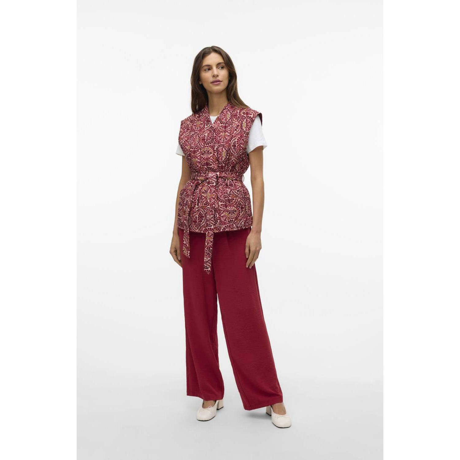 VERO MODA gilet rood