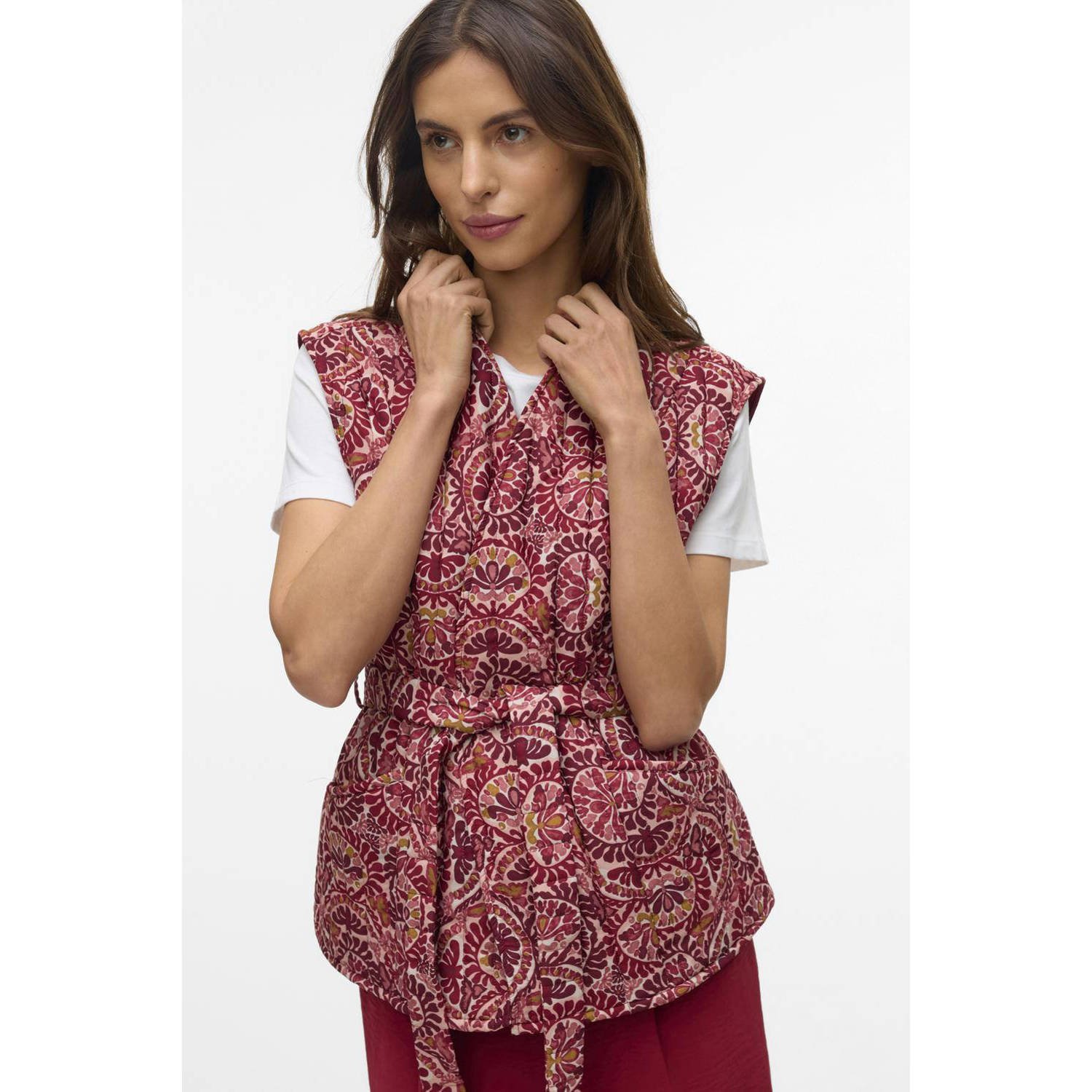VERO MODA gilet rood