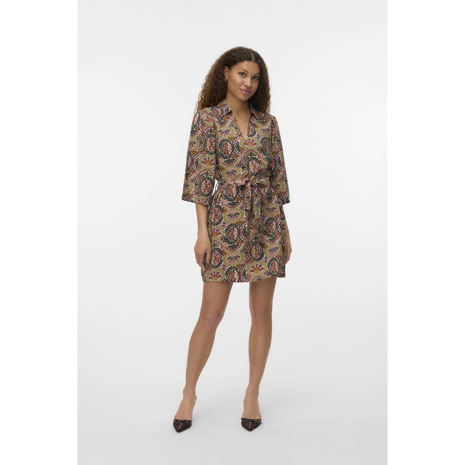 VERO MODA blousejurk groen