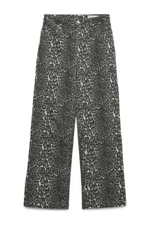 high waist wide leg jeans bruin