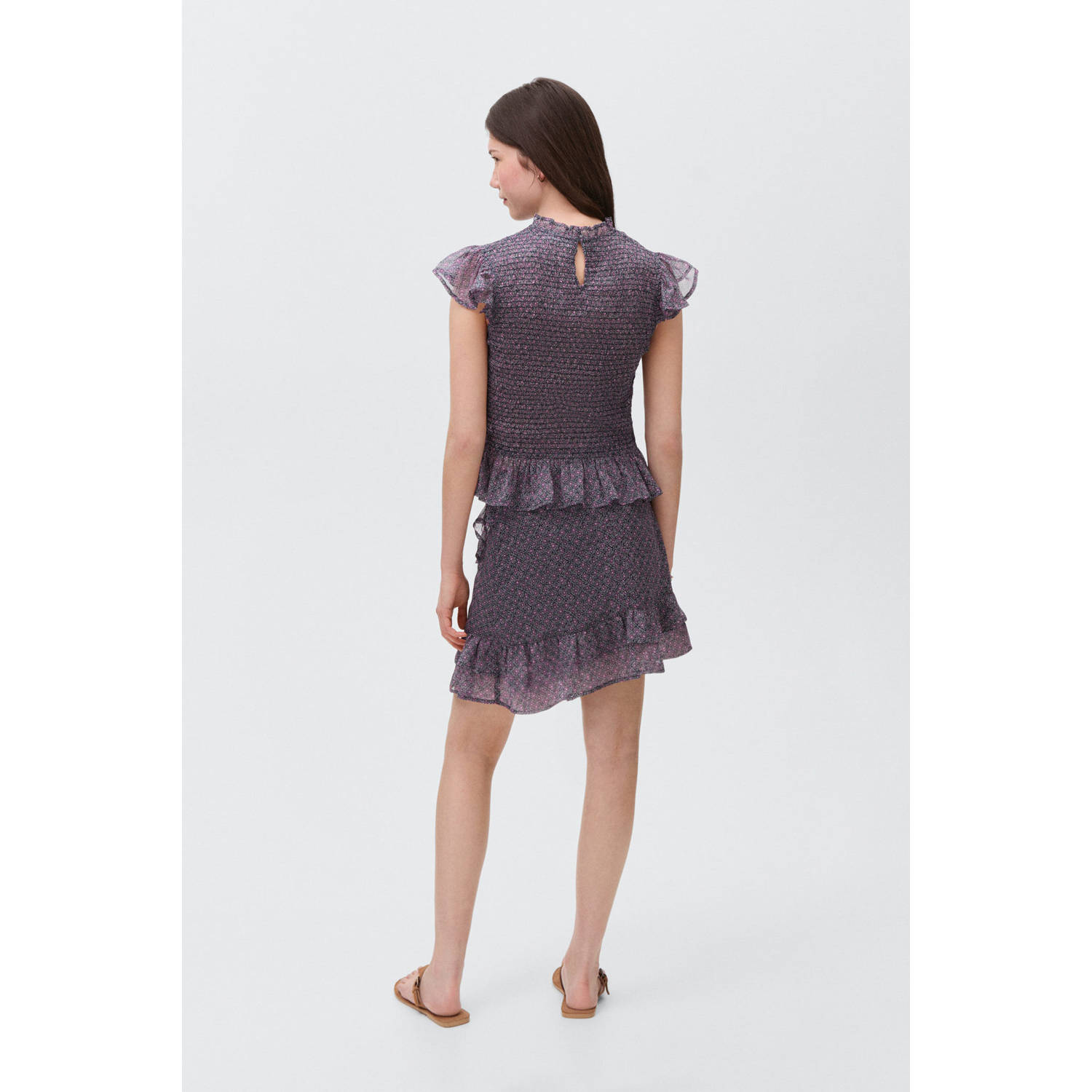 MANGO TEEN mouwloze top donkerblauw