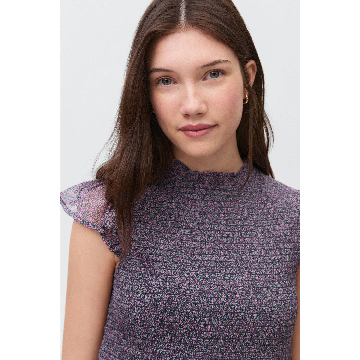 MANGO TEEN mouwloze top donkerblauw