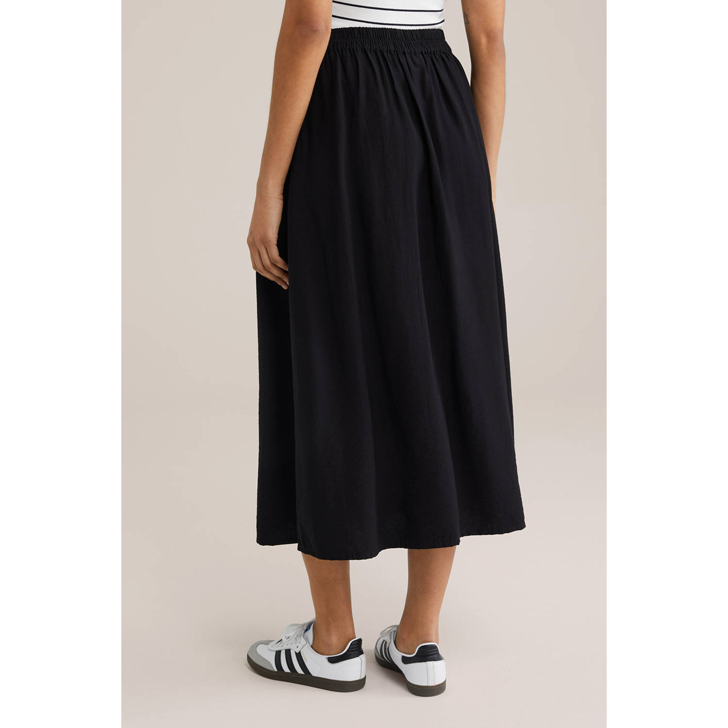 WE Fashion A-lijn rok zwart