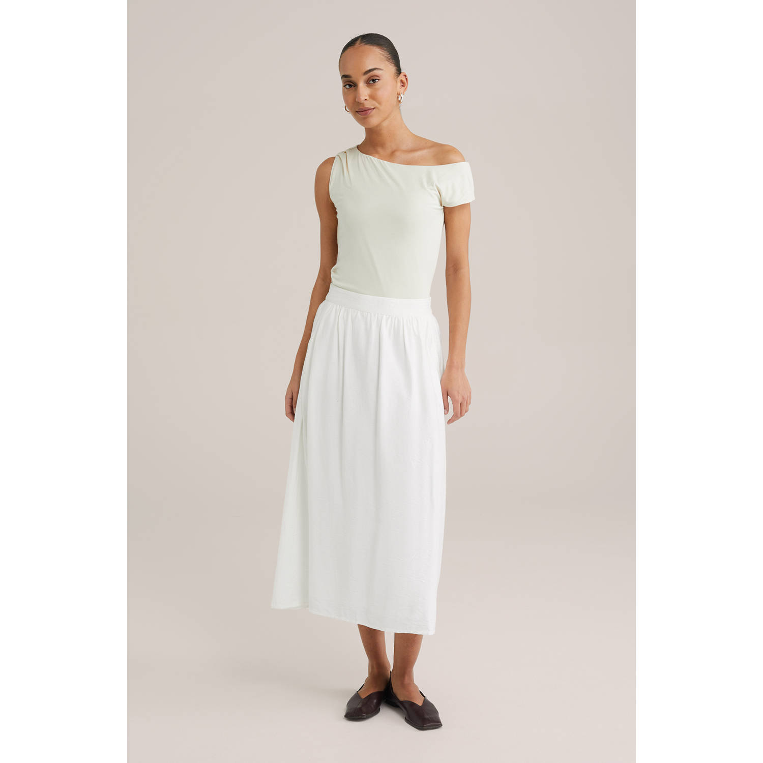 WE Fashion A-lijn rok wit
