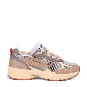 G-eco '99 metallic  chunky sneakers taupe