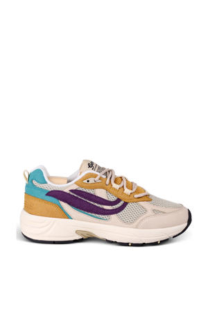 G-eco '00 multi flowers chunky sneakers beige
