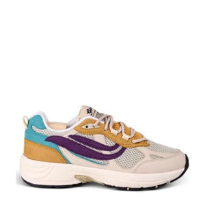 G-eco '00 multi flowers chunky sneakers beige