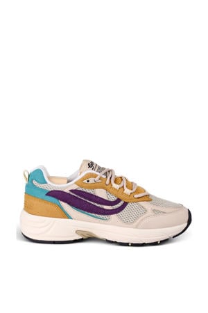 G-eco '00 multi flowers chunky sneakers beige