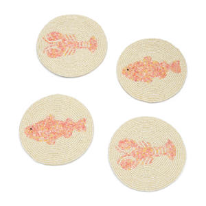 onderzetters zeedieren (set van 4)