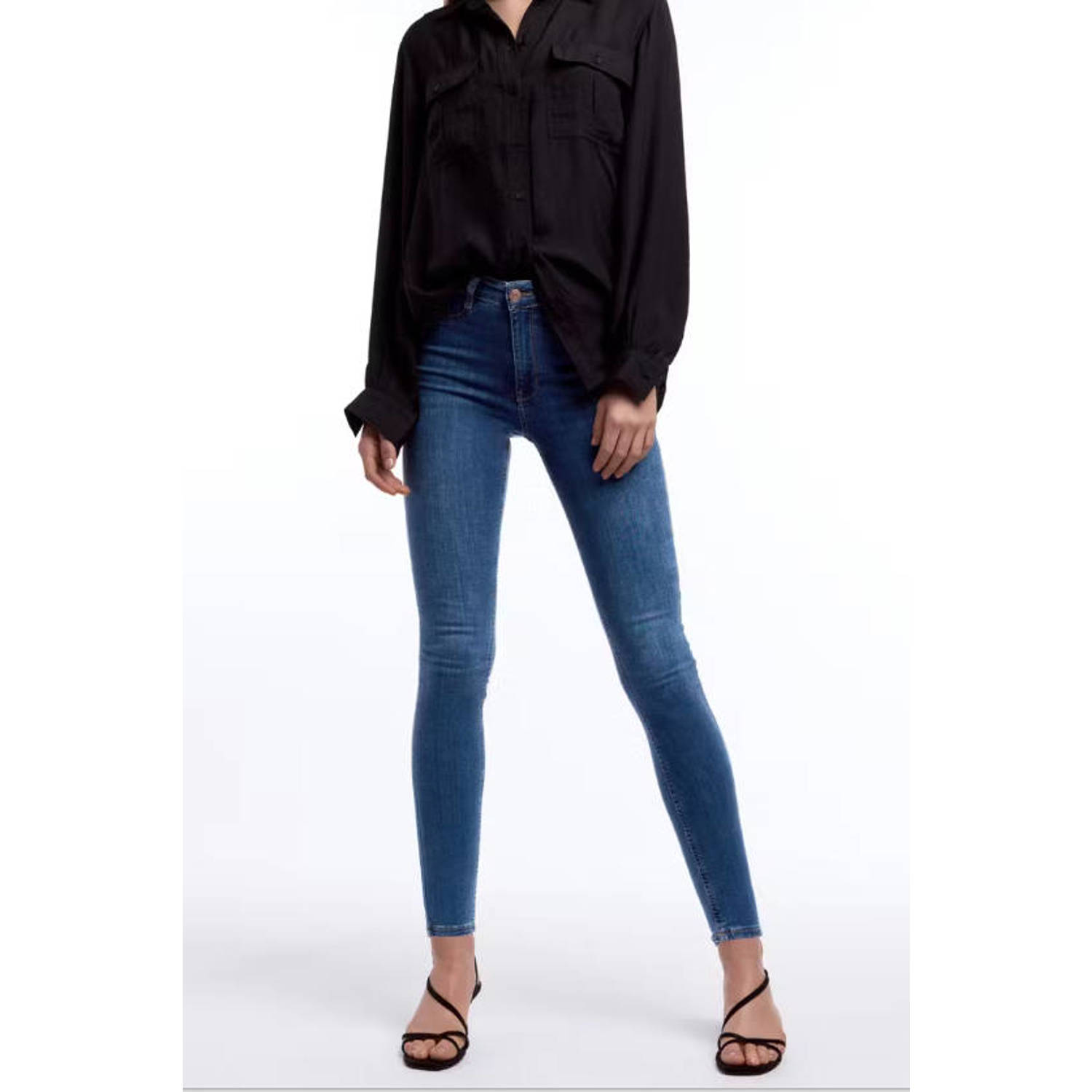 Gina Tricot skinny jeans medium blue denim