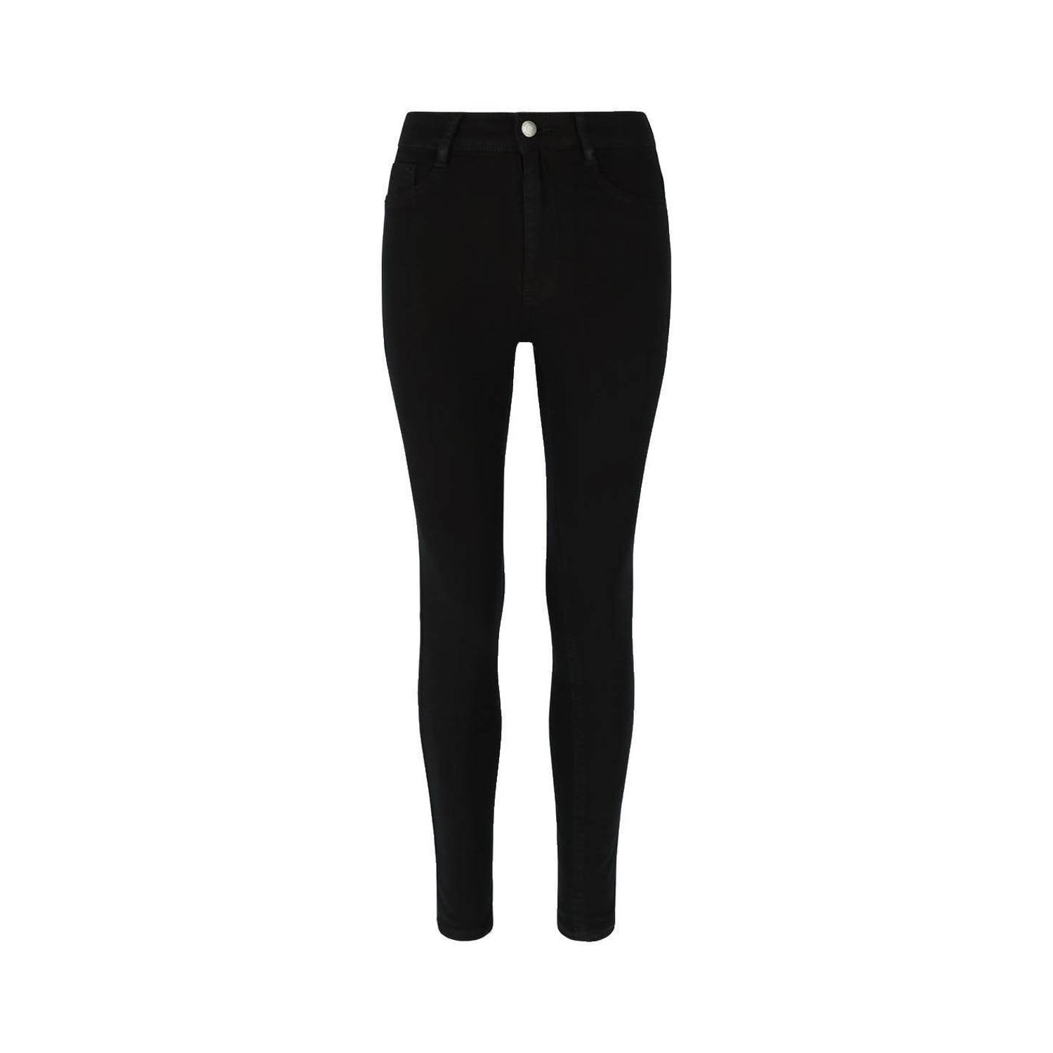 Gina Tricot high waist slim fit jeans zwart