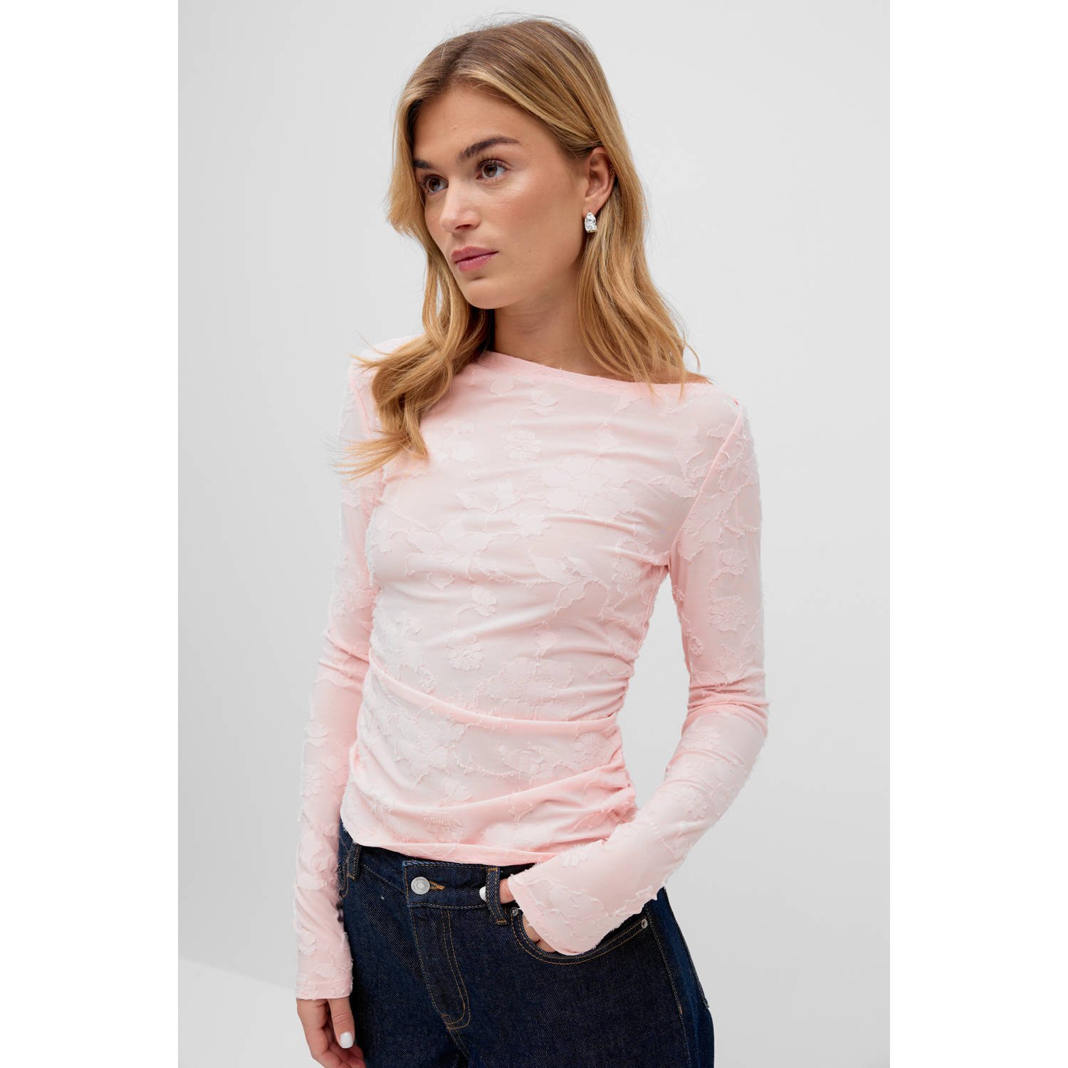 Gina Tricot top lichtroze