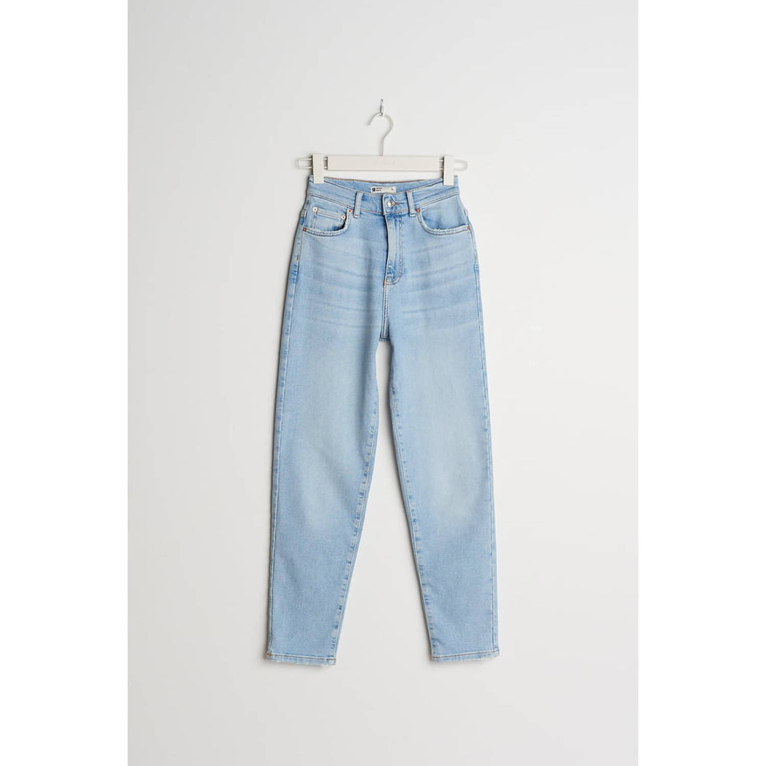 Gina Tricot mom jeans light blue denim