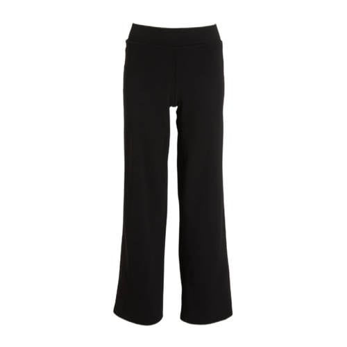 Gina Tricot wide leg regular waist broek zwart afbeelding