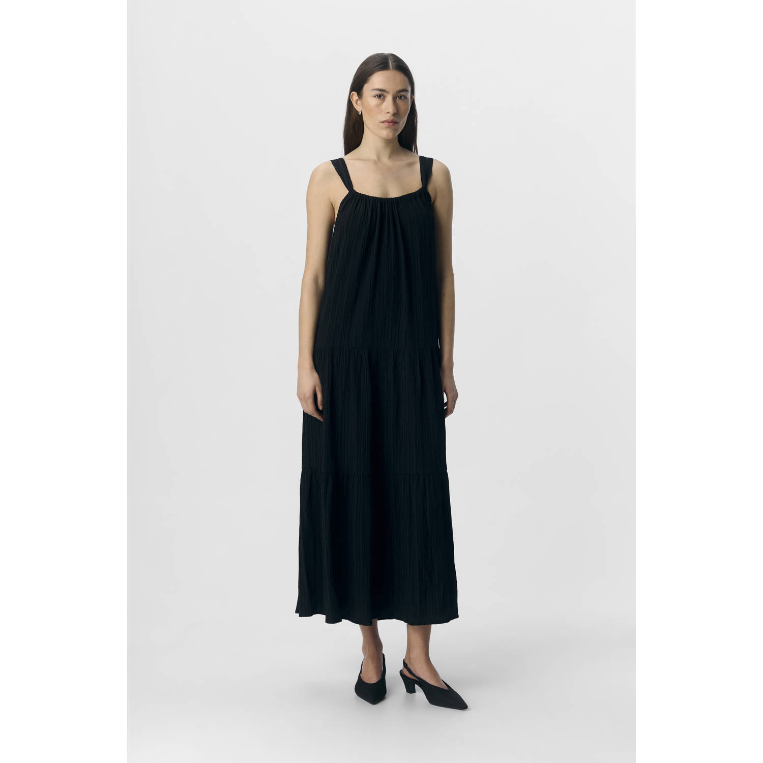 OBJECT midi jurk zwart